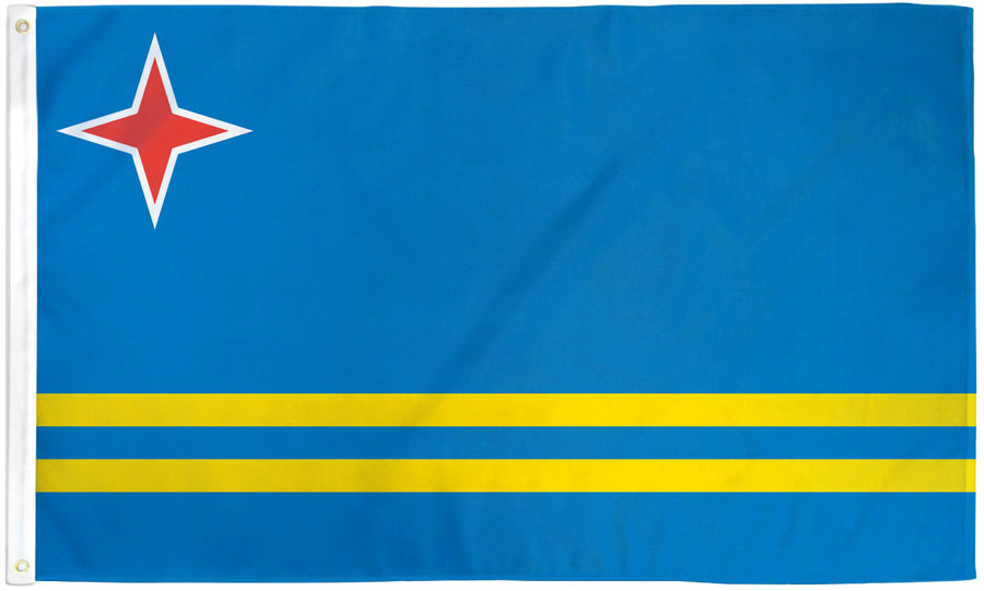 ARUBA NYLON FLAG (12X18" - 6X10')