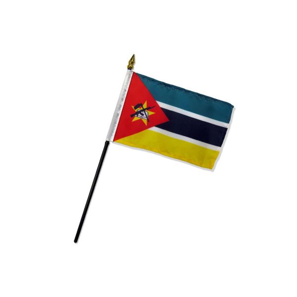 MOZAMBIQUE STICK FLAG 4X6"