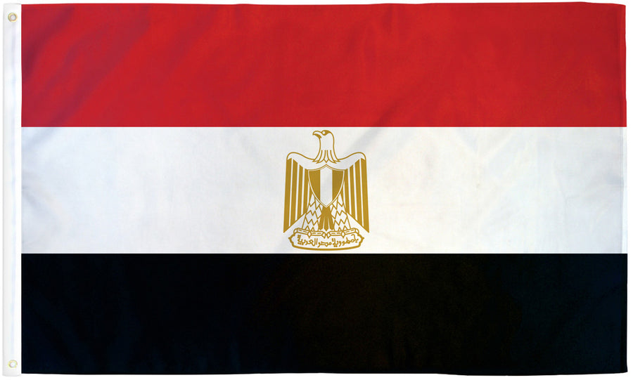 EGYPT FLAG POLY 3X5'