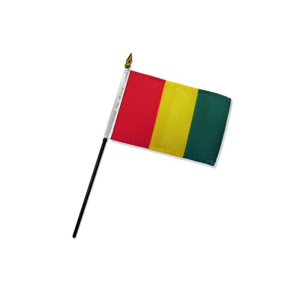GUINEA STICK FLAG 4X6"