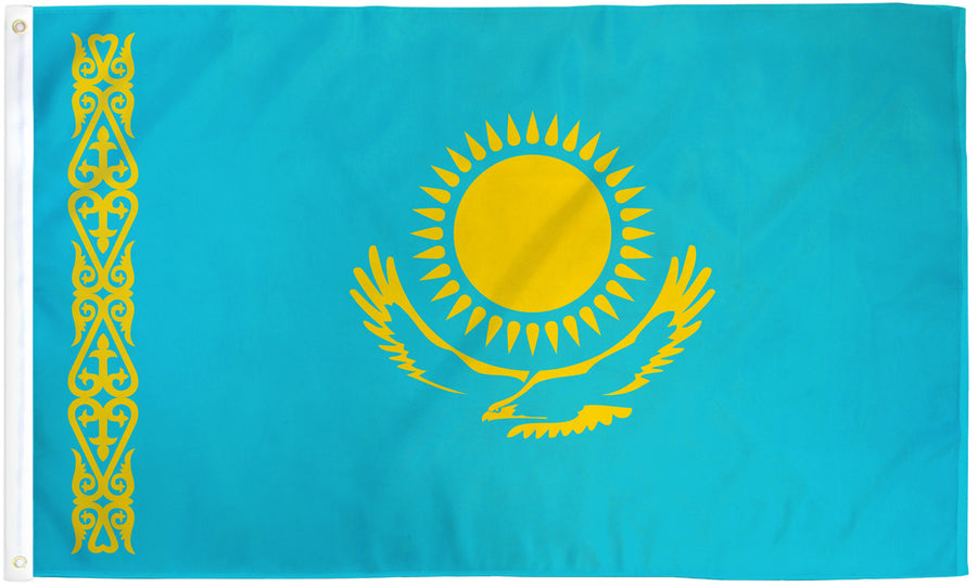 KAZAKHSTAN FLAG POLY 3X5'