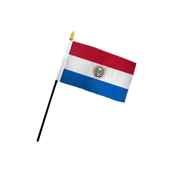 PARAGUAY STICK FLAG 4X6"