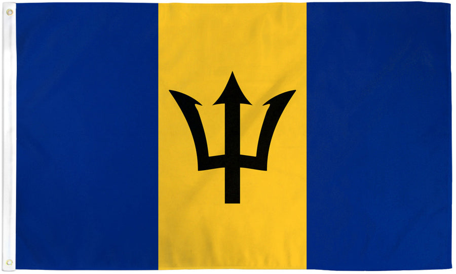 BARBADOS NYLON FLAG (12X18" - 6X10')