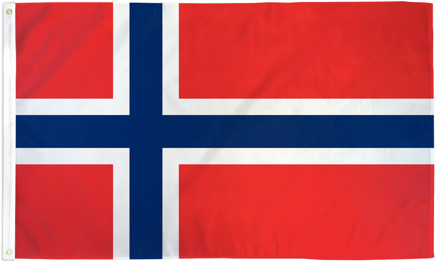 NORWAY FLAG POLY 3X5'