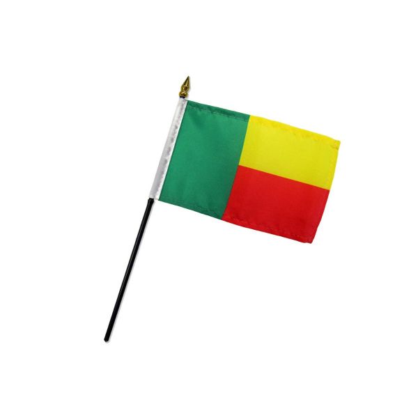 BENIN STICK FLAG 4X6"
