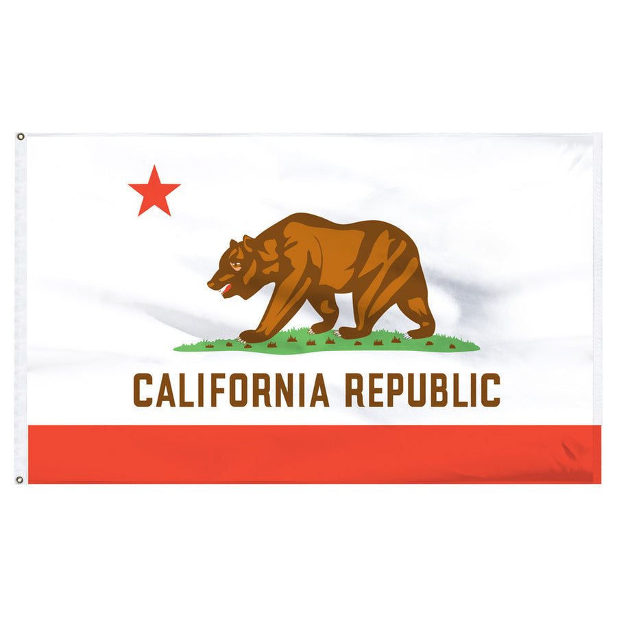 STATE OF CALIFORNIA NYLON FLAG