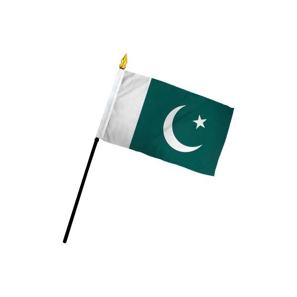 PAKISTAN STICK FLAG 4X6"