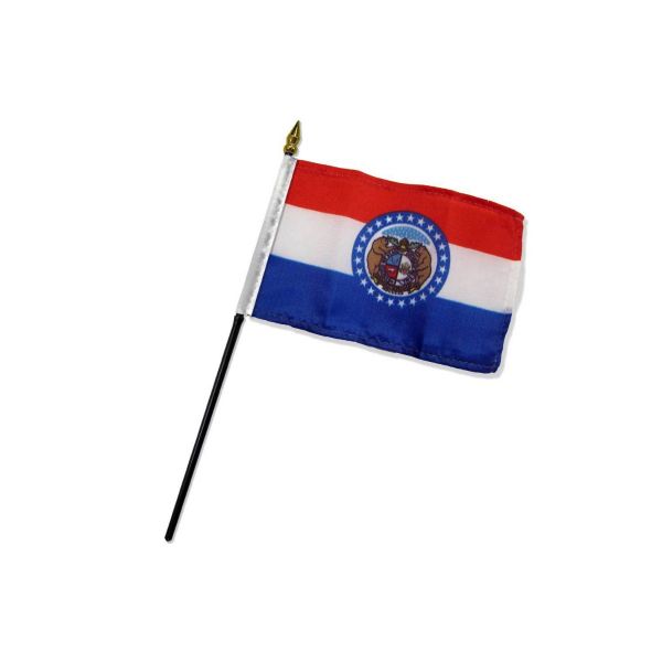 STATE OF MISSOURI TABLE TOP FLAG 4X6"