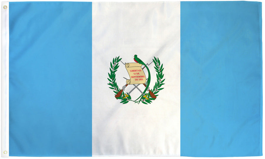 GUATEMALA FLAG POLY 3X5'