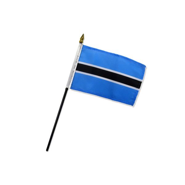 BOTSWANA STICK FLAG 4X6"