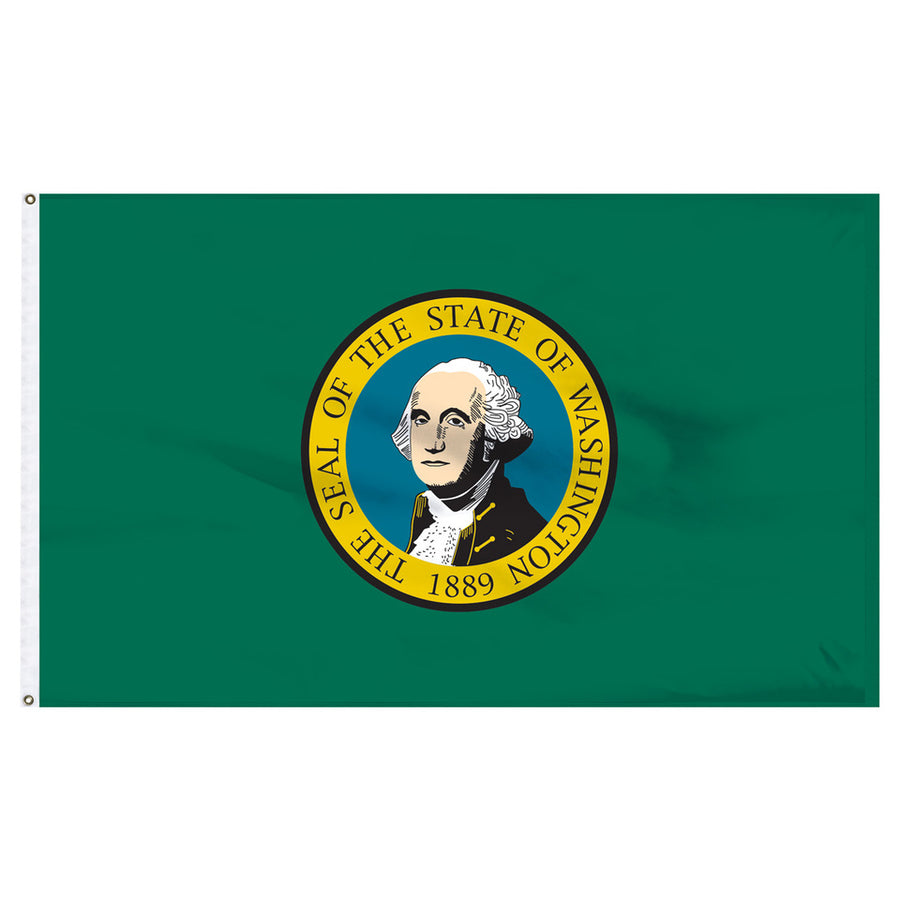 STATE OF WASHINGTON NYLON FLAG