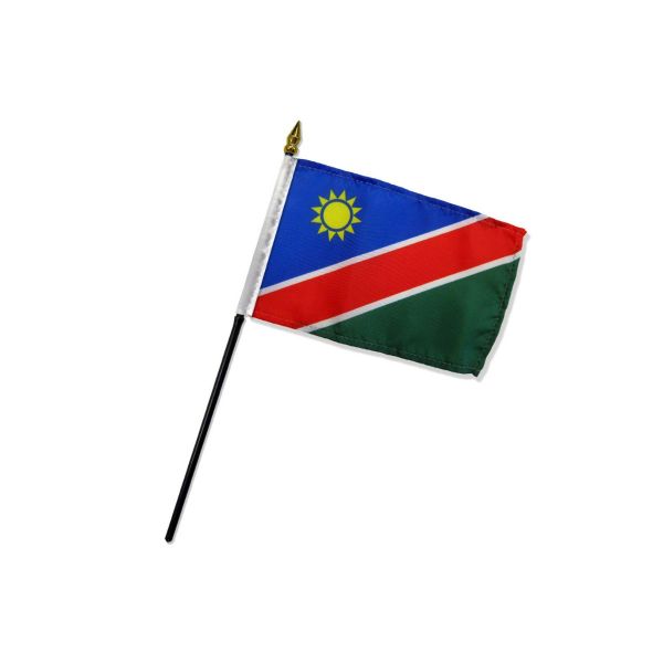 NAMIBIA STICK FLAG 4X6"