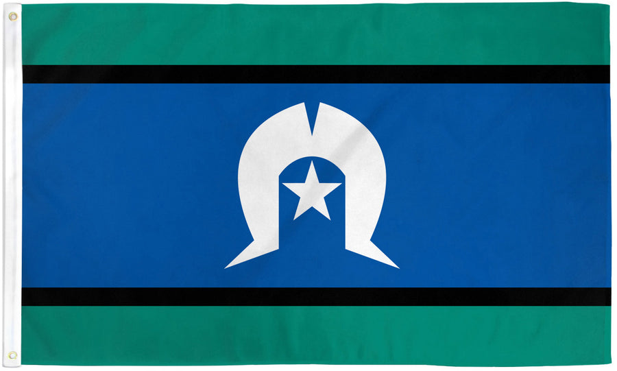 TORRES STRAIT ISLANDER FLAG POLY 3X5'