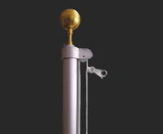 Patriotic Series Residential Aluminum Flagpole - Flags Unlimited