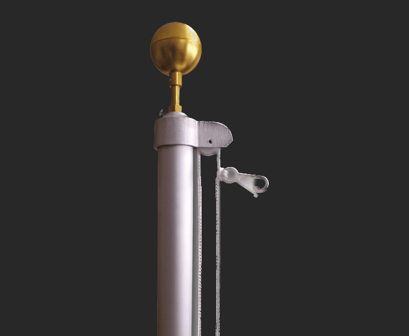 Patriotic Series Residential Aluminum Flagpole - Flags Unlimited