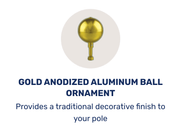 Patriotic Series Residential Aluminum Flagpole - Flags Unlimited