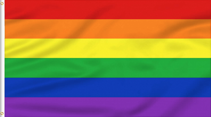 Rainbow Pride Outdoor Nylon Flags - Flags Unlimited