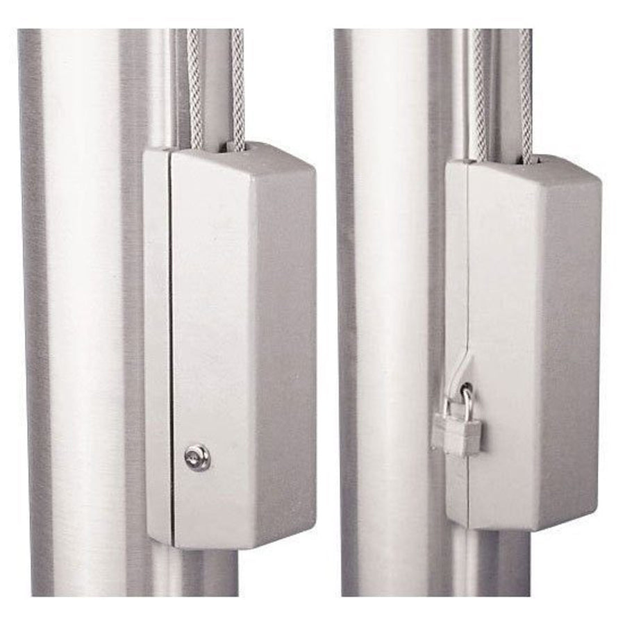 CLEAT COVER BOX FOR EXTERNAL HALYARD FLAGPOLES