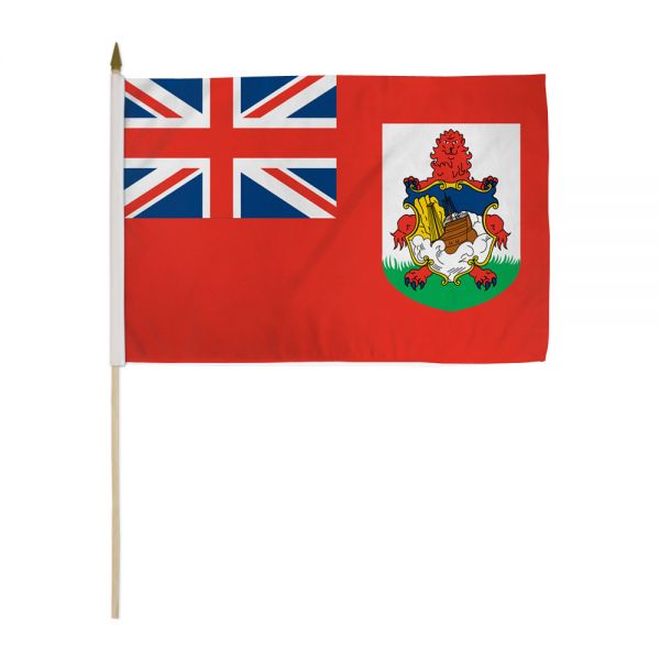 BERMUDA STICK FLAG 12X18"