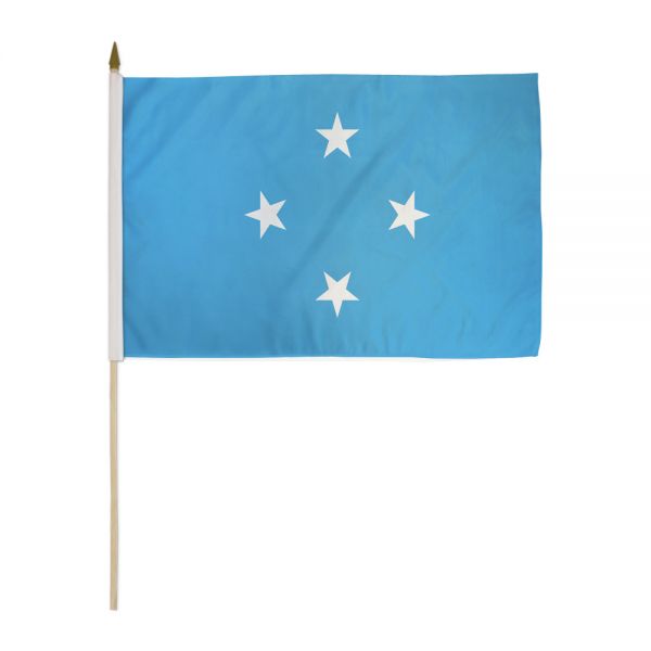 MICRONESIA STICK FLAG 12X18"