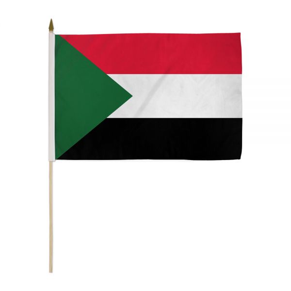 SUDAN STICK FLAG 12X18"