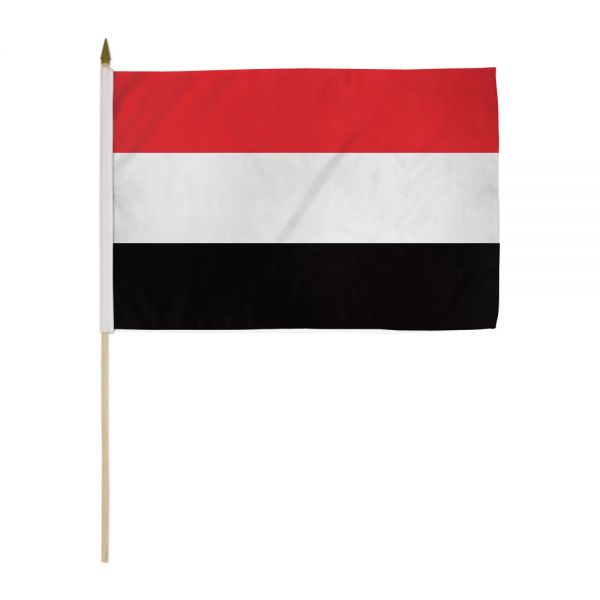 YEMEN STICK FLAG 12X18"