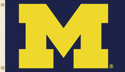 University of Michigan (U of M) Maize on Blue - Flags Unlimited