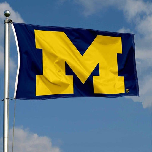 University of Michigan (U of M) Maize on Blue - Flags Unlimited