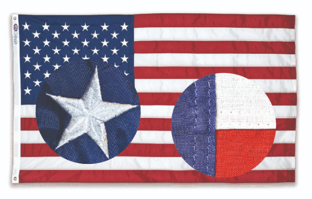 U.S. Made Military Guideon Flags and Poles