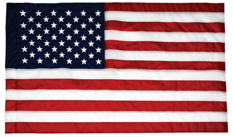 U.S. Embroidered Nylon Pole Sleeve Flag - Flags Unlimited